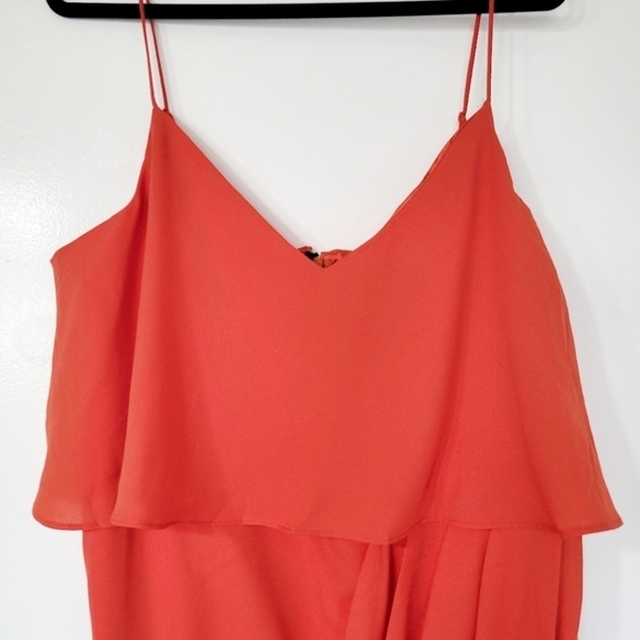 NWT City Chic Sexy Overlay Maxi Dress in Fire Cracker Size S/16 - Picture 5 of 12